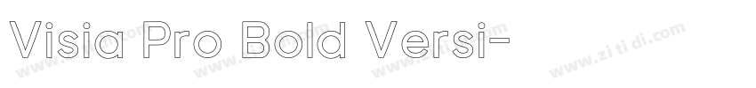 Visia Pro Bold Versi字体转换 Visia Pro Bold Versi字体转换